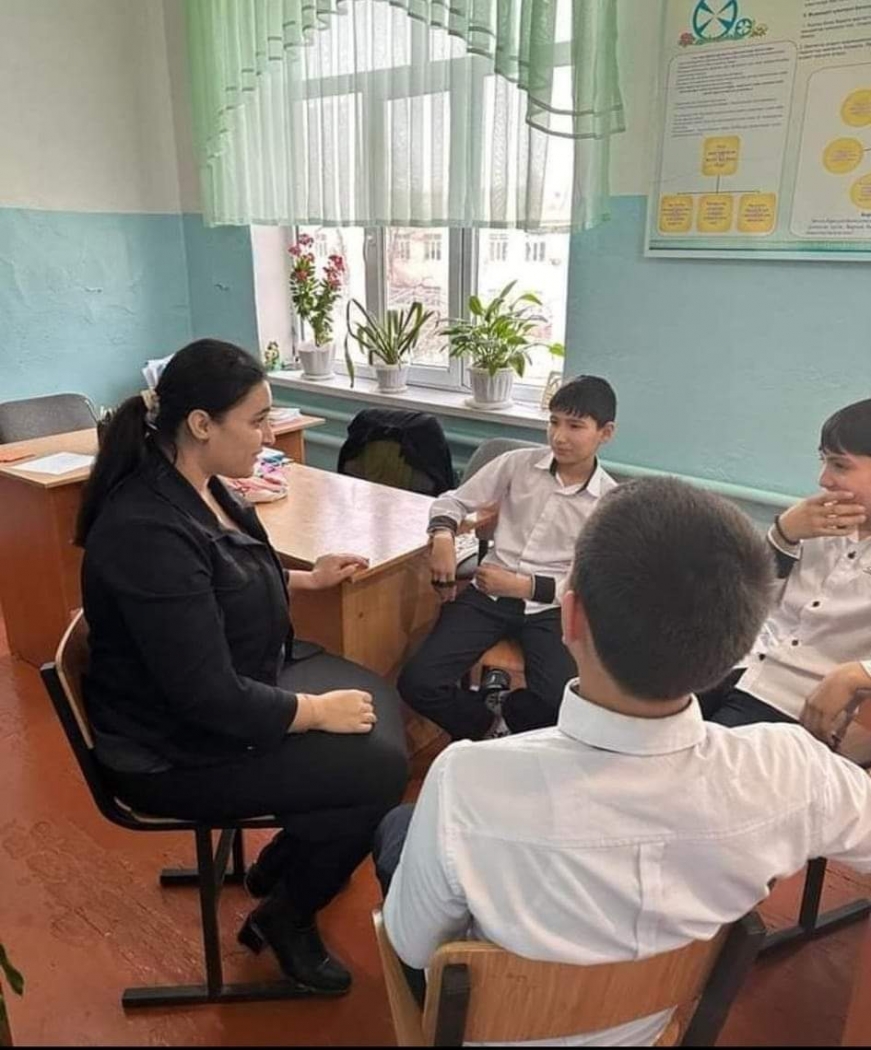 Тәуекел топтағы оқушылардың үйіне рейд жүргізілді